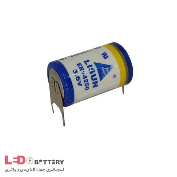 باتری لیتیوم یون 3.6v لیسان 14250 ظرفیت 800mah - فروشگاه لدوباتری