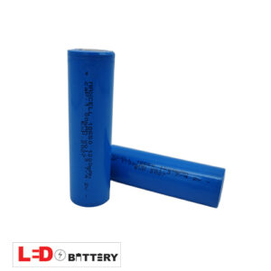 باتری 18650 2c ظرفیت 1200mah سرتخت - لدوباتری