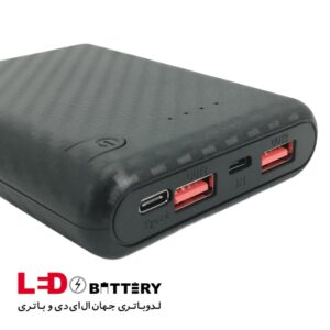 قاب پاوربانک 4 باتری 13000 میلی آمپر سوپر فست شارژ واقعی + ویدئو